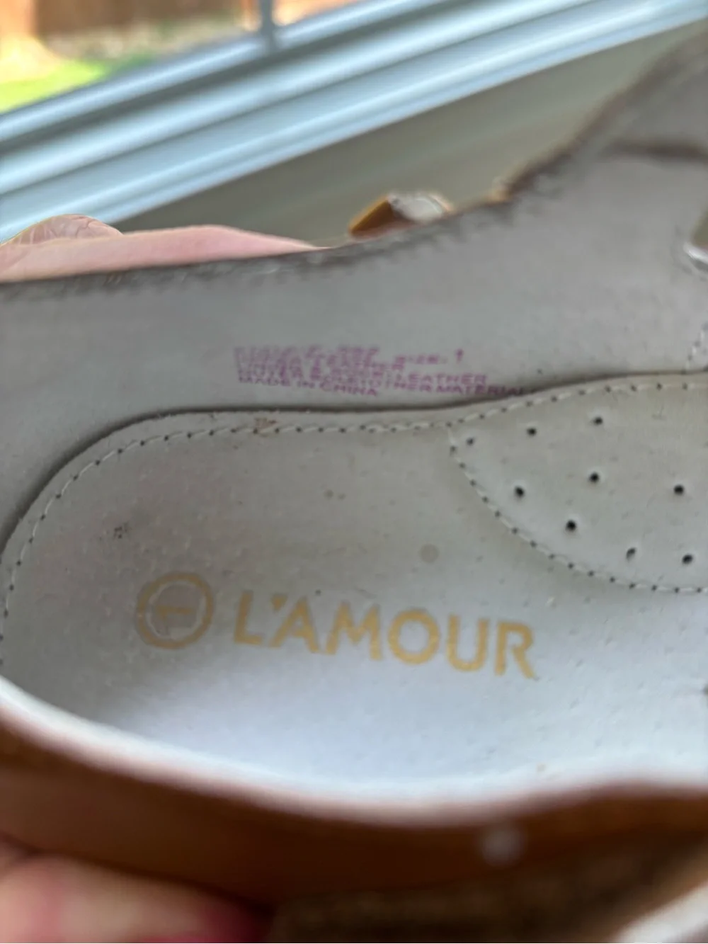 L’Amour Eleanor T-Bar Dress Shoe - Size 1